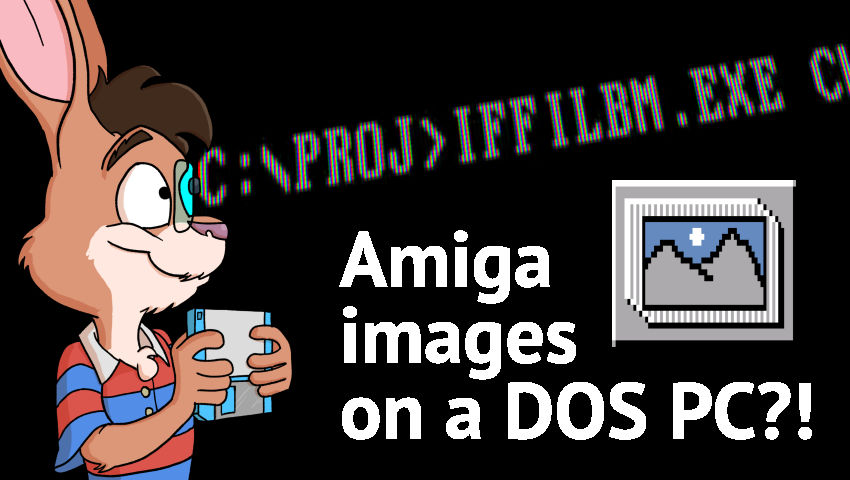 Viewing Amiga images on a DOS PC without conversion? Let's find out how!